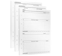 KOMPASS® Goal Setting | 7 DIN A5 Inserts for Ring Binder Planner | Achieve Long-Term Goals | Calendar Inserts Year Planner 2025 for Diary & Ring Binder To-Do Planner Bullet Journal