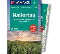 KOMPASS Wanderführer Hallertau, Donaumoos, Spargelland, Hopfenland, 55 Touren mit Extra-Tourenkarte: GPS-Daten zum Download