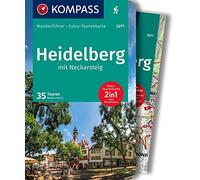KOMPASS Wanderführer Heidelberg mit Neckarsteig, 35 Touren mit Extra-Tourenkarte: GPS-Daten zum Download
