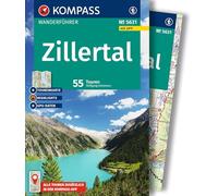 KOMPASS Wanderführer Zillertal, 55 Touren mit Extra-Tourenkarte: mit Touren und GPS-Daten in der KOMPASS-App
