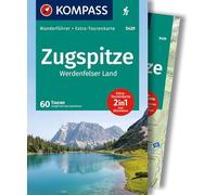 KOMPASS Wanderführer Zugspitze, Werdenfelser Land, 60 Touren mit Extra-Tourenkarte: GPS-Daten zum Download