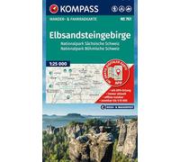 KOMPASS Wanderkarte 761 Elbsandsteingebirge, Nationalpark Sächsische Schweiz, Nationalpark Böhmische Schweiz 1:25.000: Wander- und Fahrradkarte in ... Radwege. Skitouren. Langlaufen. Reiten.