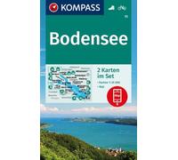 KOMPASS Wanderkarten-Set 11 Bodensee (2 Karten) 1:35.000: inklusive Karte zur offline Verwendung in der KOMPASS-App. Fahrradfahren.