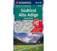 KOMPASS Wanderkarten-Set 699 Südtirol / Alto Adige / South Tyrol (4 Karten) 1:50.000: Wander- und Fahrradkarte in einem - inklusive Offline-Verwendung ... Radwege. Panorama. Skitouren. Langlaufen.