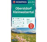 Kompass WK03 Oberstdorf, Kleinwalsertal: wandelkaart 1:25.000 (Kompass Wanderkarten)