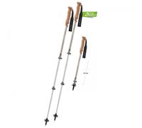 Komperdell - Ridgehiker Cork Powerlock Compact - Walking poles size 90-120 cm, yellow/ silber