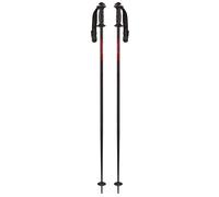 Komperdell - Ski poles - Alpine Schnapspole - Size 135 cm - Black Black 135 cm