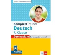 KomplettTrainer Gymnasium Deutsch 7. Klasse: Der komplette Lernstoff mit extra Aufgaben in der Scan2Learn-App
