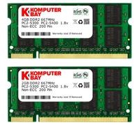 Komputerbay 6GB Kit (4GB/2GB Modules) PC2-5300 667MHz DDR2 SODIMM for Dell Latitude D830 and D630