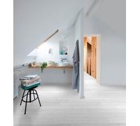 Komscape White Wood Effect Vinyl Flooring 3M X 2M (6M2)