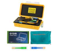 KOMSHINE SC UPC-SC APC OTDR Launch Cable Box G652D Cable Singlemode 9/125, OTDR Fiber Ring Optical Fiber Test Extension Line Single Mode Dead Zone Eliminator 1KM