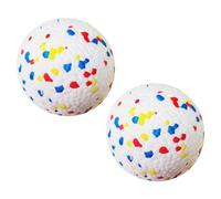 KOMUNJ 2 Pack Dog Ball Toys Indestructible, Nature Rubber High Bounce Solid, for Throw and Fetch, Durable Floating Interactive Dog Toys
