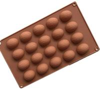 KOMUNJ 20 Holes Walnut Nut Mould Cake Chocolate Molds Silicone Puddding Mould Silicone Mould Hemisphere for Chocolate, Cake, Jelly, Dome Mousse, DIY, MUJSA-P8