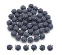KOMUNJ Pack of 50 Lifelike Berries Artificial Blueberries Blueberries Artificial Fruit Decoration Fruit Food Fruit Model Kitchen Photo Props Country House Table Decoration Farmhouse Decoration