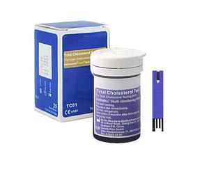 Komwell Blood Cholesterol, Blood Glucose, Hemoglobin and Blood Uric Acid Replacement Test Paper for Komwell 4 in 1 Meter (TC 25pcs)