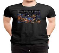 KOMYLA Men's Trans-Siberian Orchestra The Lost Christmas Casual Cool Short Sleeve Tee Shirt Black L