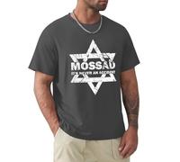 KOMYLA Mossad Israeli Intelligence Special Operations It's Never an Accident T Shirt Black t Shirts Clothes for Men Black M