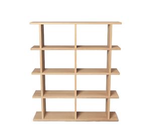 Kona Bookcase 2x4 Natural