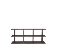 Kona Bookcase 3x2 Dark Stained Oak