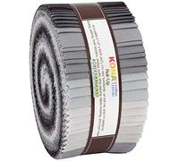 Kona Cotton 2.5" Roll Ups 40 Pcs Stormy Skies