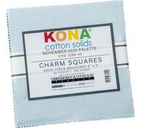 Kona Cotton Solids November 2025 42 5-inch Squares Charm Pack Robert Kaufman CHS-1266-42
