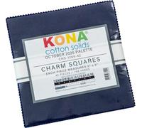 Kona Cotton Solids October 2025 Charm Square 42 5-inch Squares Charm Pack Robert Kaufman CHS-1265-42