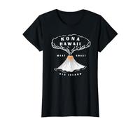 Kona Hawaii Big Island West Value Graphic T-Shirt, Women, Black, S