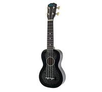 Kona KONA-21SPBLK Soprano Ukulele, Sparkle Black