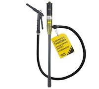 KONA TOOLS Portable Fuel Transfer Pump w/Rubber Hose KTEP01MRUSB - Battery & USB-C Powered | Safety Nozzle, Heavy Duty 4.3ft Hose | Transfers Gas, Diesel, DEF, Water | Fits 3-20 Gallon Barrels
