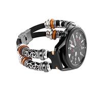 KONAFEI Bands Compatible with Garmin Venu 2/Venu 3/Vivoactive 4 Watch 45mm/Samsung Galaxy Watch 3 45mm/Gear S3 Frontier/Classic/Galaxy Watch 46mm, Vintage Leather Band 22mm for Men