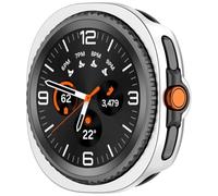 KONAFEI Case Compatible with Samsung Galaxy Watch 8 Classic 47mm, Hard PC Bumper Clear Protective Cover[No Screen] (Silver)