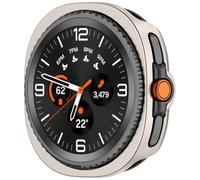 KONAFEI Case Compatible with Samsung Galaxy Watch 8 Classic 47mm, Hard PC Bumper Clear Protective Cover[No Screen] (Starlight)