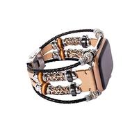 Konafei Compatible with Apple Watch Band 44mm 45mm 42mm 40mm 41mm 38mm, iwatch Series SE 7 6 5 4 3 2 1, Boho Jewelry Multilayer Metal Bracelets for Men Women (Beige 42/44/45mm)