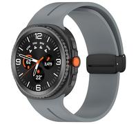 KONAFEI Sport Band Compatible with Samsung Galaxy Watch 8 40mm/44mm/Classic 46mm 2025, Soft Silicone Strap with Magnetic Buckle for Men Women (Gray)