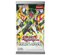 Konami Yu-Gi-Oh! Duelist's Advance Booster Pack, 9 Cards, English Edition, 1st Edition, Trading Card Game