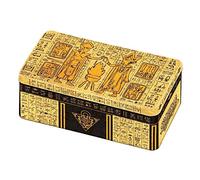 Konami Yugioh 2020 Tin- Includes 3 Mega Packs | New Gold Tin Design | 3 World Premiere Cards