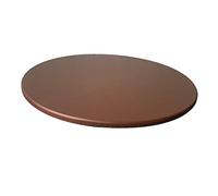 KONAMO Anti-Slip Round Table Cover Waterproof Fabric Tablecloth Protector Fit 60cm Diameter - Coffee