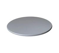 KONAMO Anti-Slip Round Table Cover Waterproof Fabric Tablecloth Protector Fit 60cm Diameter - Grey