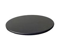 KONAMO N/A Anti-Slip Round Table Cover Waterproof Fabric Tablecloth Protector Fit 60cm Diameter - Black