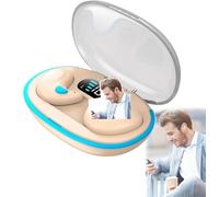 Konbawa Bone Conduction Sleep Bluetooth Headset, in-Ear 5.3 Wireless Noise Cancelling Sports Earphones, Wireless Earbuds, Headphones Bone Conduction with LED Digital, Wireless Earbuds for Sport, Work