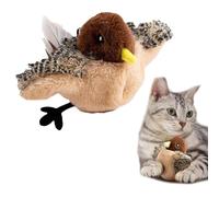 Konbawa Petsboro Feather Flyer, Flapping Bird Cat Toy, Realistic Flapping and Chirping Materials, Safety and Durability, Easy to Use, Perfect for Indoor Cats