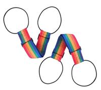 Konbawa Suitcase Straps 2 Pack - Personalised Luggage Straps for Suitcases, Adjustable Elastic Fastening Belt for Luggage