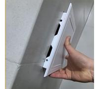 Koncey Plumbing Access Panel, Flush Inspection Hatch, PVC Access Door, Easy Install(Opening 150x300 mm)