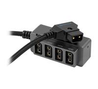 Kondor Blue 12V Metal D-Tap Hub 4 Way Port Power Tap Splitter