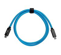 KONDOR BLUE | 3 ft USB4 USB-C to USB-C Cable | Thunderbolt 4 Compatible, 40Gbps Data Transfer, 100W 5A Fast Charging, 8K Video Support, Braided Reinforced Connectors | Blue