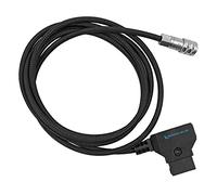 KONDOR BLUE | 48" D-Tap/P-Tap to 2-Pin Weipu Style Braided Power Supply Cable | Compatible with Many DC Plug Battery Options Including BMPCC 4K/6K, The Sony NP Series, and MOZA Air 2 | Black