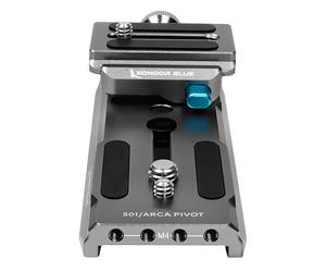 KONDOR BLUE | 501/Arca Pivot Camera Plate for Ronin | Rotatable Receiver, Safety Release Pin,Mounting Holes, & a Spring Loaded Safety Stopper | Space Gray