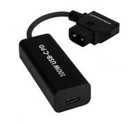 KONDOR BLUE | 6” D-Tap to Female USB C PD 2 Way Battery Charging Power Cable (Black, 6")