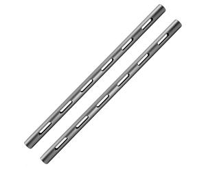 Kondor Blue 8Inch PPSH 15mm Rod Threaded, Space Gray - 2 Pack