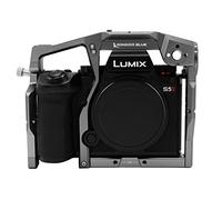 KONDOR BLUE | Cage Only for Panasonic LUMIX S5II/X | Built-in NATO Rails, HDMI/USB C Cable Clamp, & Built-in Tools for Professional worflows | Space Gray